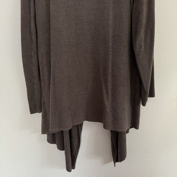 Barefoot Dreams CozyLite Island Wrap Waterfall Cardigan Brown Womens Plus Sz 1X - Picture 3 of 10